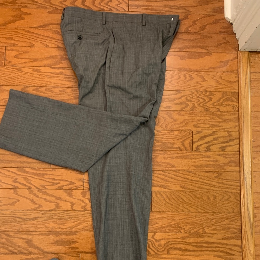 Banana Republic Modern Fit Charcoal Trousers